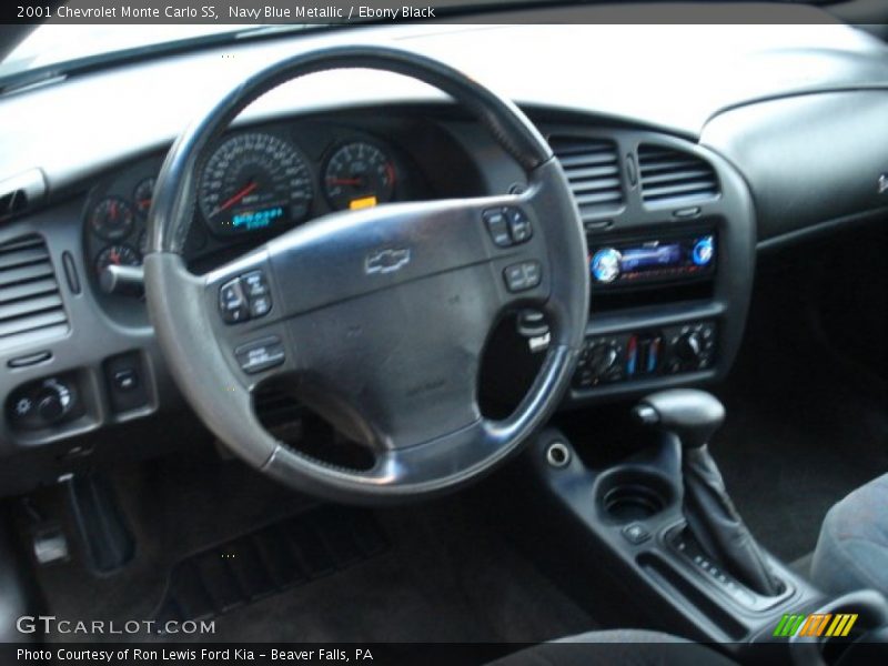 Navy Blue Metallic / Ebony Black 2001 Chevrolet Monte Carlo SS