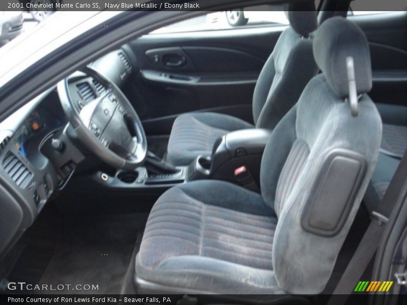 Navy Blue Metallic / Ebony Black 2001 Chevrolet Monte Carlo SS