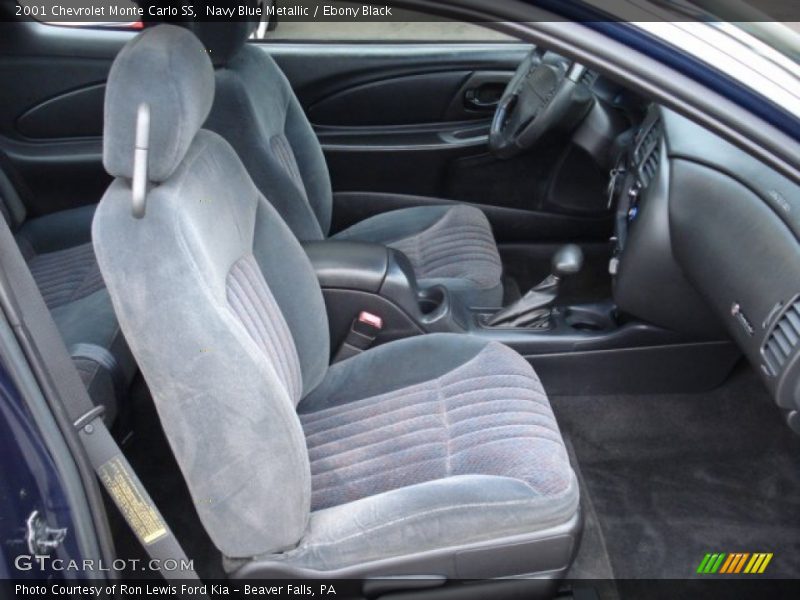 Navy Blue Metallic / Ebony Black 2001 Chevrolet Monte Carlo SS