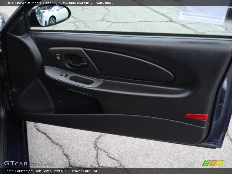 Navy Blue Metallic / Ebony Black 2001 Chevrolet Monte Carlo SS