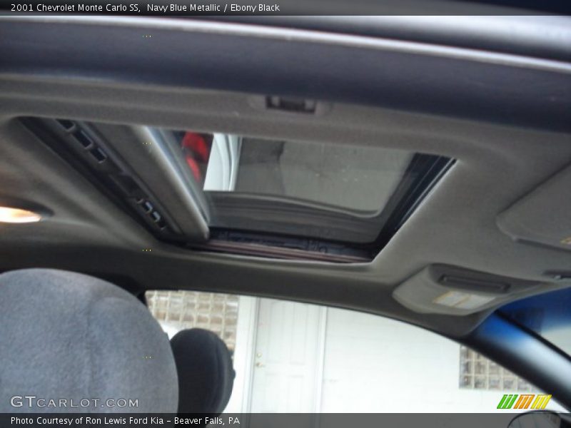 Navy Blue Metallic / Ebony Black 2001 Chevrolet Monte Carlo SS
