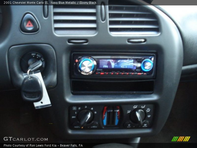 Navy Blue Metallic / Ebony Black 2001 Chevrolet Monte Carlo SS