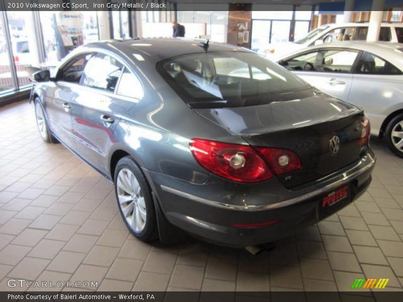 Iron Grey Metallic / Black 2010 Volkswagen CC Sport