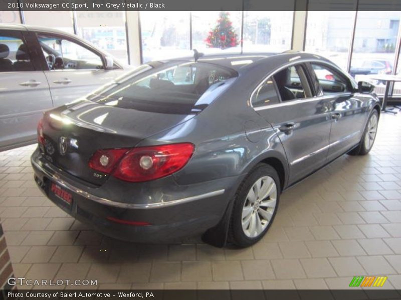 Iron Grey Metallic / Black 2010 Volkswagen CC Sport