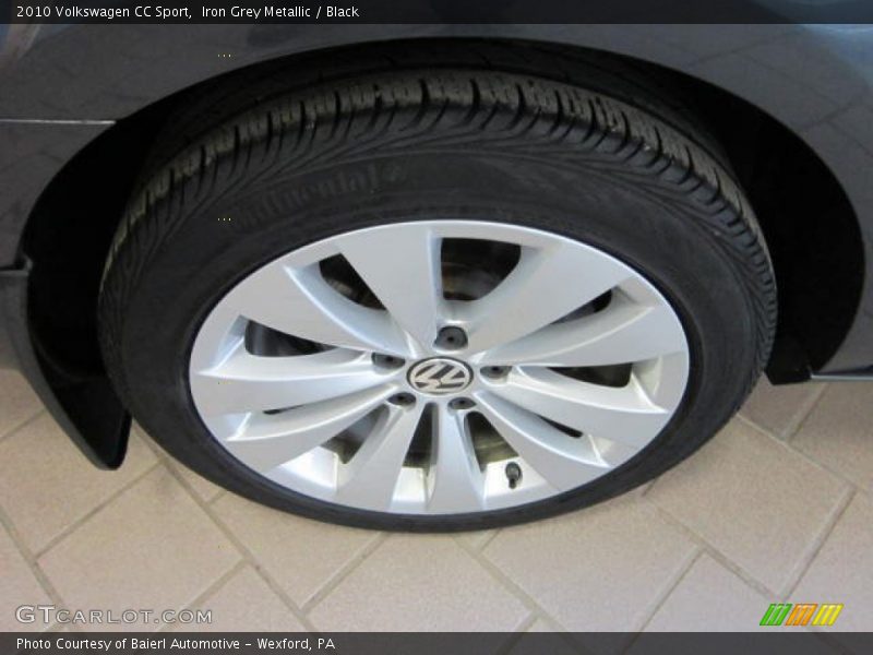 Iron Grey Metallic / Black 2010 Volkswagen CC Sport