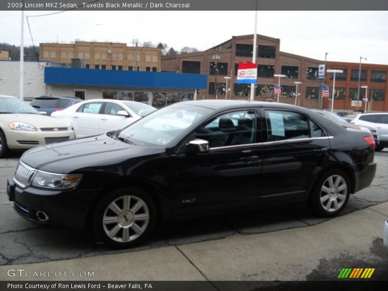 Tuxedo Black Metallic / Dark Charcoal 2009 Lincoln MKZ Sedan