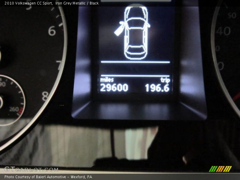 Iron Grey Metallic / Black 2010 Volkswagen CC Sport