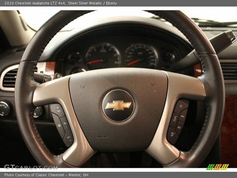 Sheer Silver Metallic / Ebony 2010 Chevrolet Avalanche LTZ 4x4