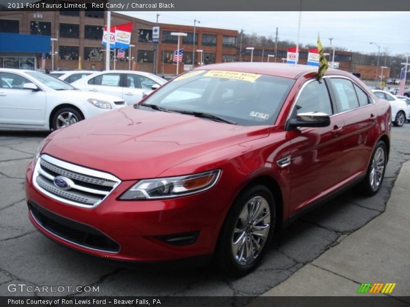 Red Candy / Charcoal Black 2011 Ford Taurus Limited