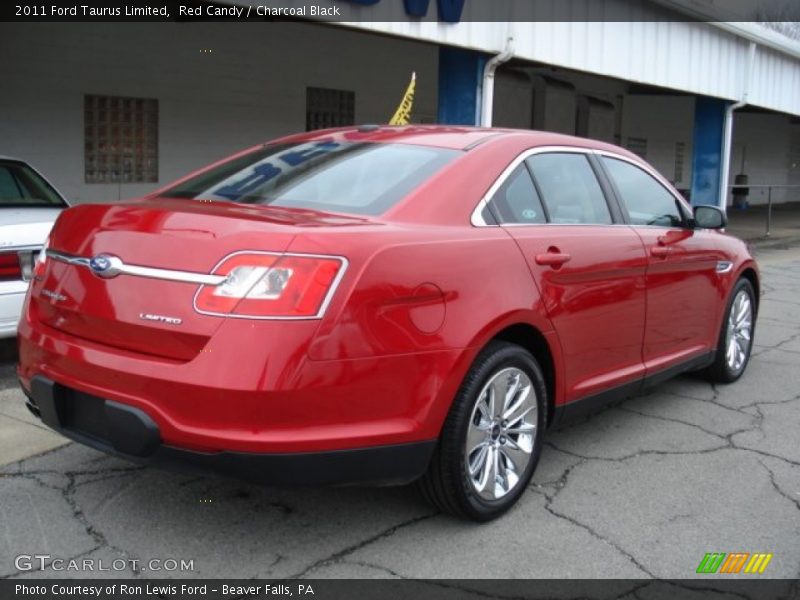 Red Candy / Charcoal Black 2011 Ford Taurus Limited