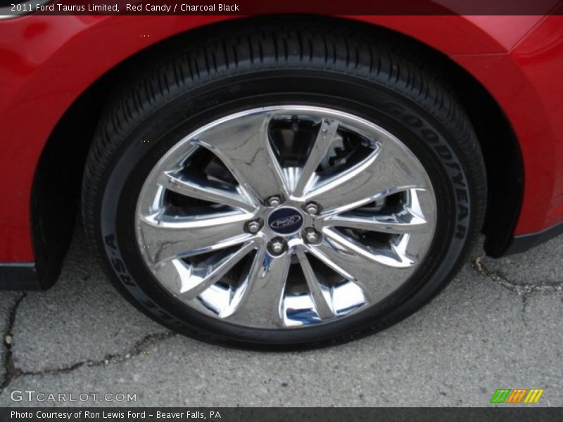 Red Candy / Charcoal Black 2011 Ford Taurus Limited