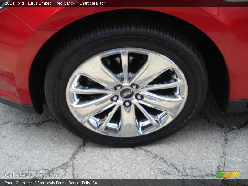 Red Candy / Charcoal Black 2011 Ford Taurus Limited