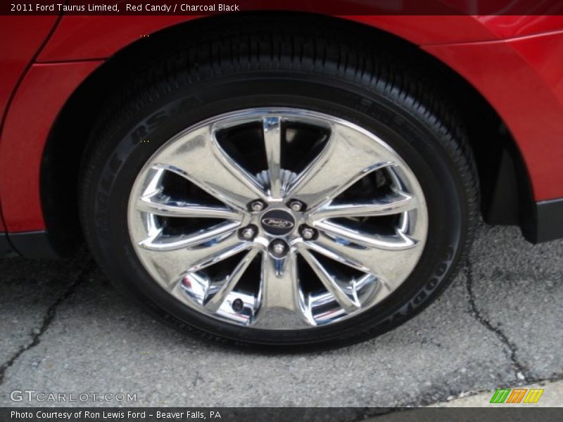 Red Candy / Charcoal Black 2011 Ford Taurus Limited