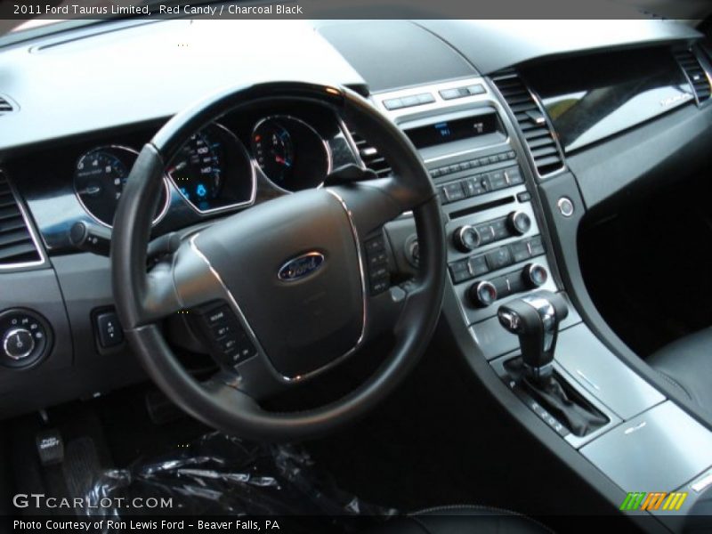 Red Candy / Charcoal Black 2011 Ford Taurus Limited