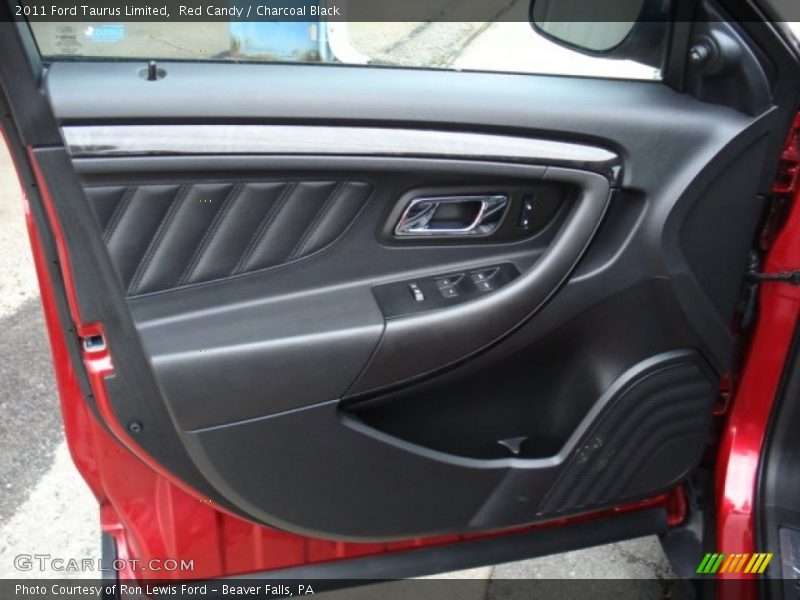 Red Candy / Charcoal Black 2011 Ford Taurus Limited