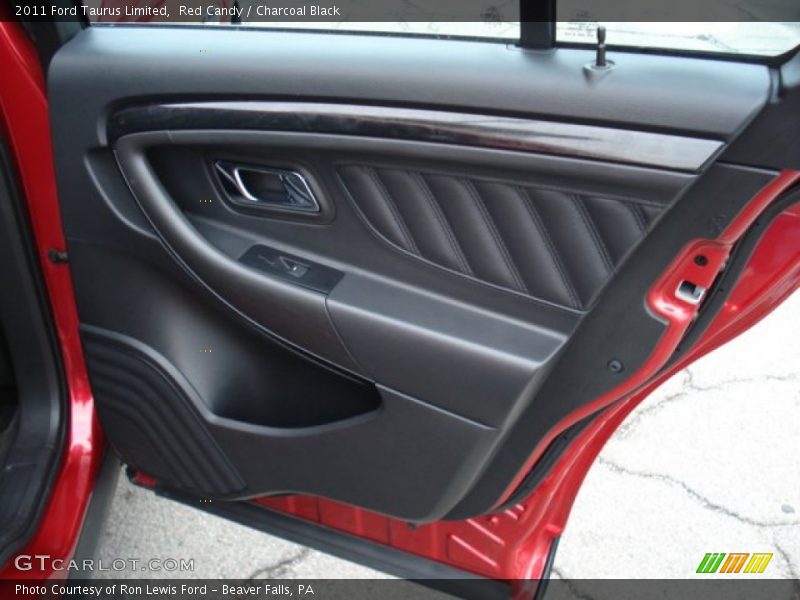 Red Candy / Charcoal Black 2011 Ford Taurus Limited