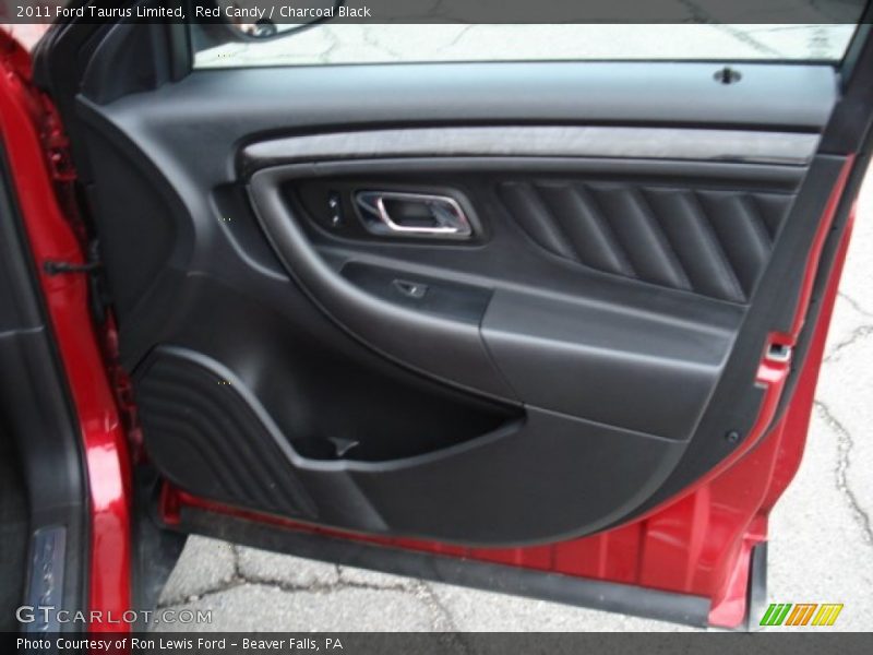 Red Candy / Charcoal Black 2011 Ford Taurus Limited