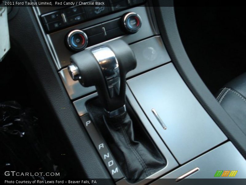 Red Candy / Charcoal Black 2011 Ford Taurus Limited