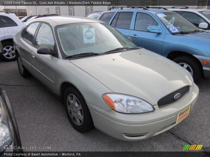 Gold Ash Metallic / Medium/Dark Pebble Beige 2006 Ford Taurus SE