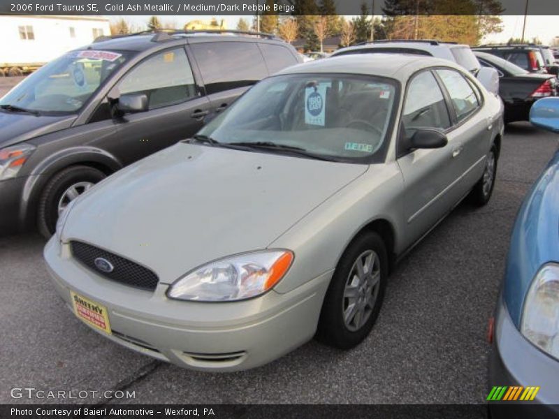 Gold Ash Metallic / Medium/Dark Pebble Beige 2006 Ford Taurus SE