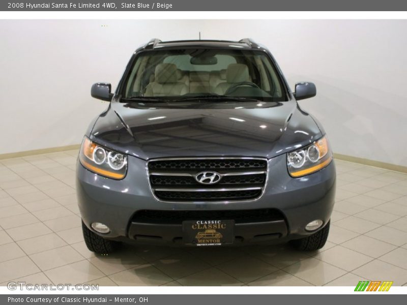 Slate Blue / Beige 2008 Hyundai Santa Fe Limited 4WD