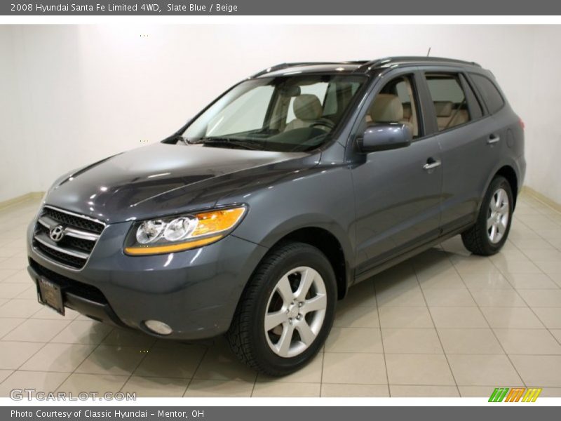 Slate Blue / Beige 2008 Hyundai Santa Fe Limited 4WD