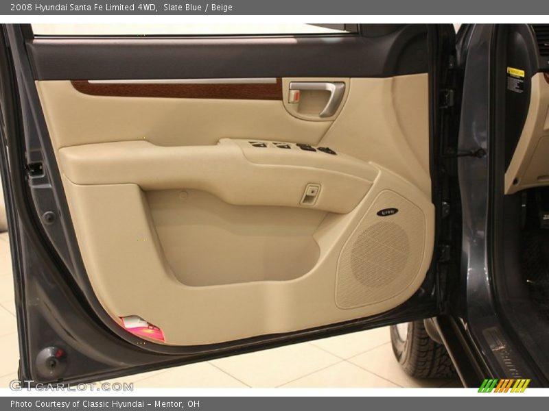 Slate Blue / Beige 2008 Hyundai Santa Fe Limited 4WD