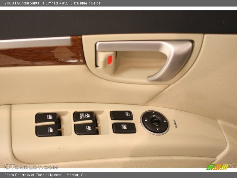 Slate Blue / Beige 2008 Hyundai Santa Fe Limited 4WD