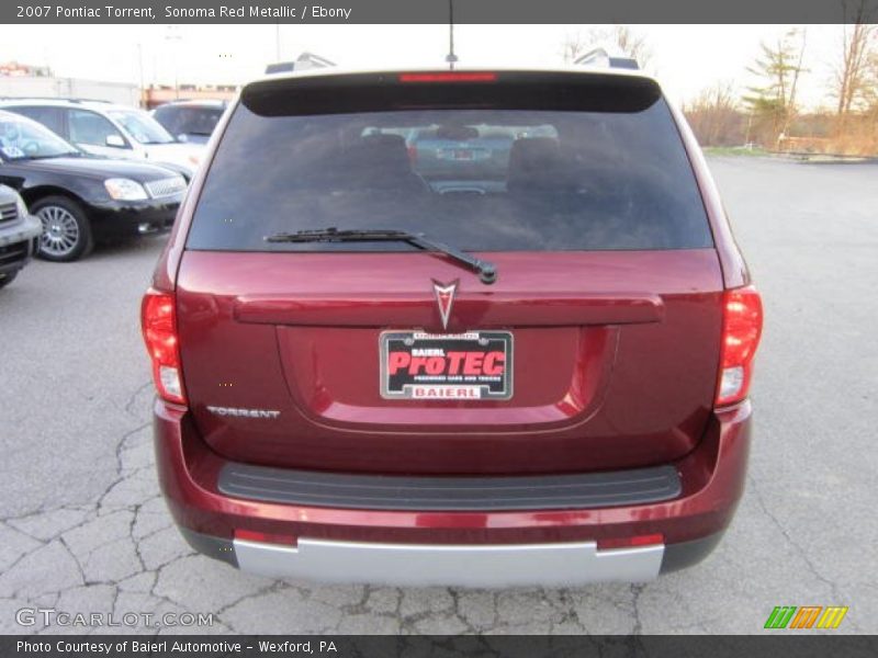 Sonoma Red Metallic / Ebony 2007 Pontiac Torrent
