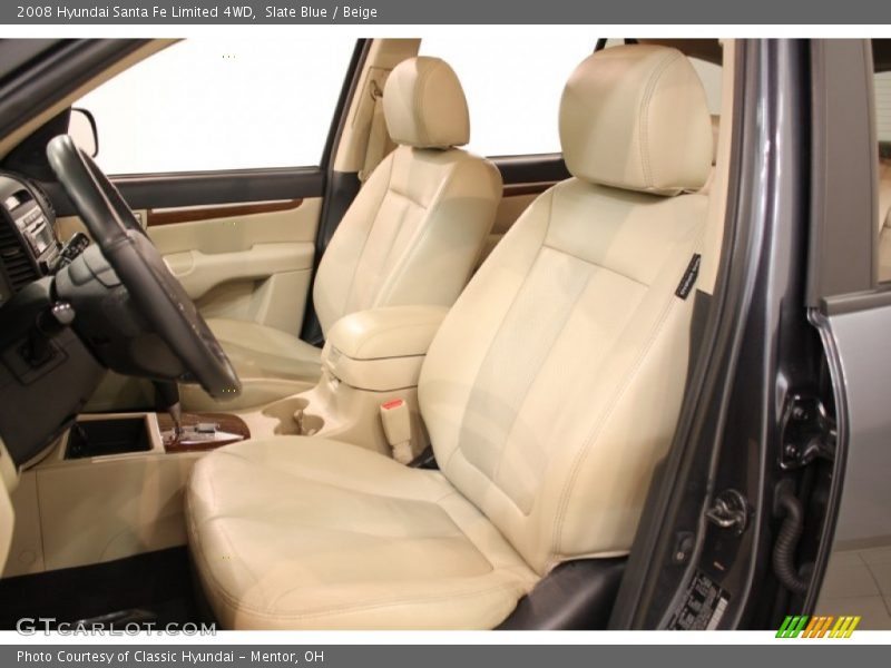 Slate Blue / Beige 2008 Hyundai Santa Fe Limited 4WD