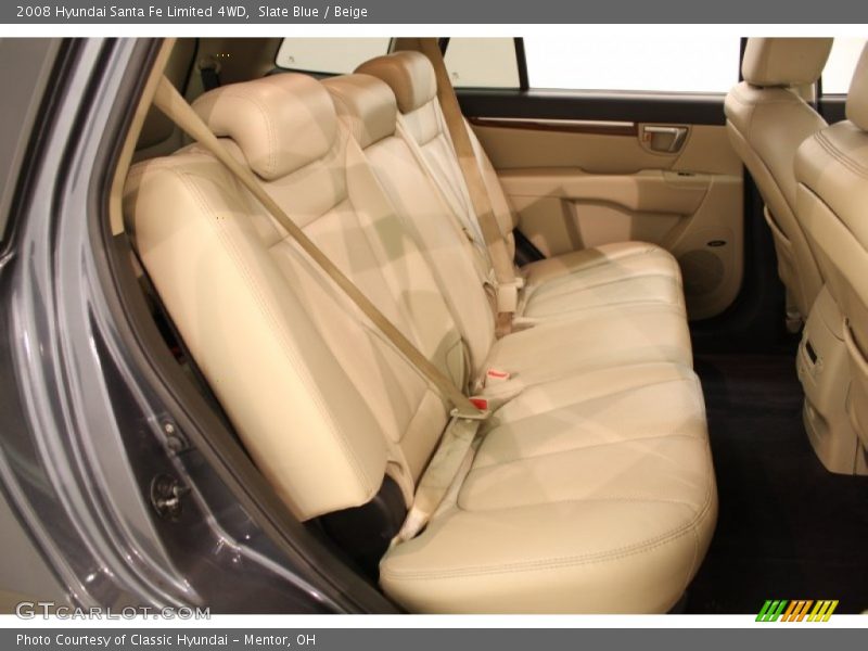 Slate Blue / Beige 2008 Hyundai Santa Fe Limited 4WD