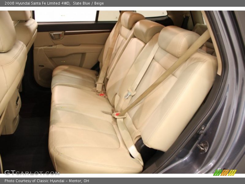 Slate Blue / Beige 2008 Hyundai Santa Fe Limited 4WD