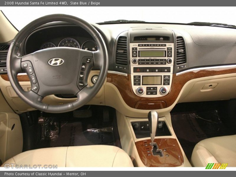 Slate Blue / Beige 2008 Hyundai Santa Fe Limited 4WD