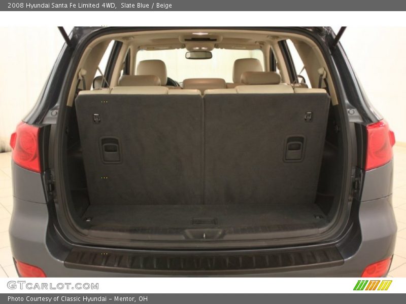 Slate Blue / Beige 2008 Hyundai Santa Fe Limited 4WD