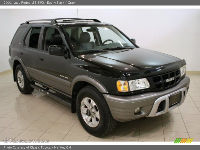 Ebony Black / Gray 2001 Isuzu Rodeo LSE 4WD