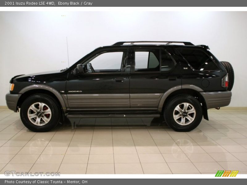 Ebony Black / Gray 2001 Isuzu Rodeo LSE 4WD