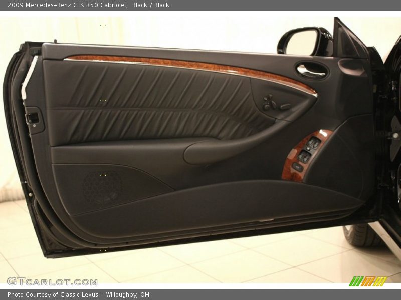 Black / Black 2009 Mercedes-Benz CLK 350 Cabriolet
