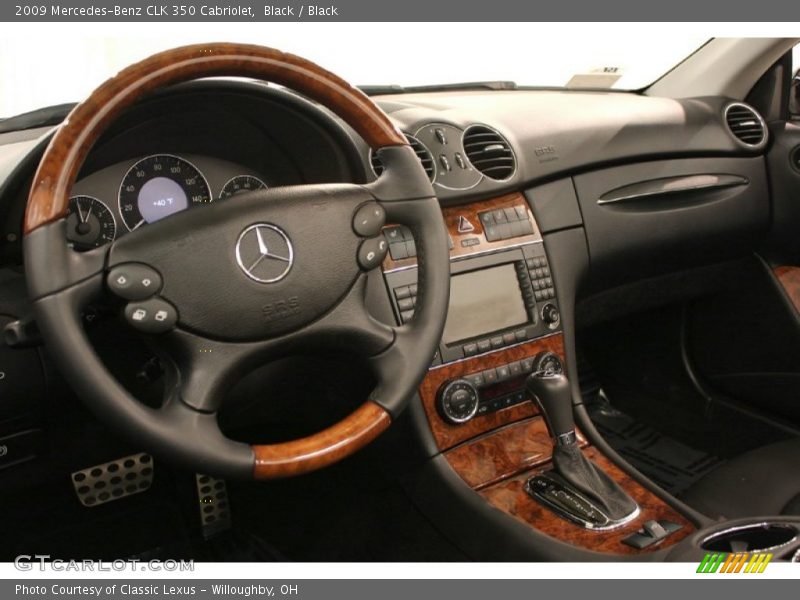 Black / Black 2009 Mercedes-Benz CLK 350 Cabriolet