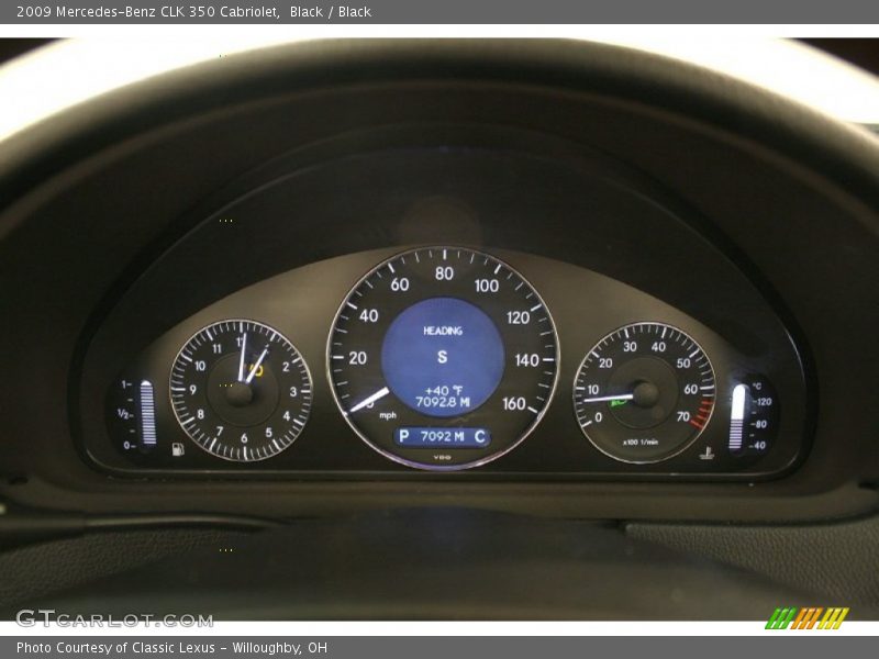 Black / Black 2009 Mercedes-Benz CLK 350 Cabriolet
