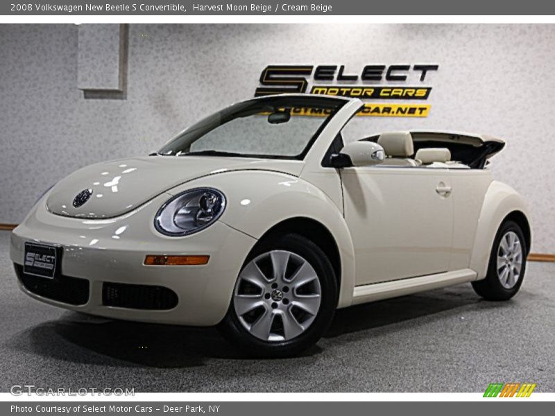 Harvest Moon Beige / Cream Beige 2008 Volkswagen New Beetle S Convertible