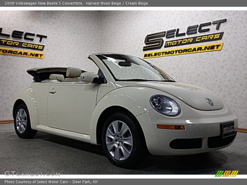 Harvest Moon Beige / Cream Beige 2008 Volkswagen New Beetle S Convertible