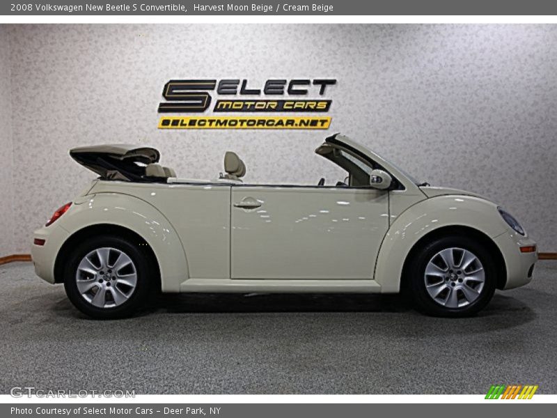 Harvest Moon Beige / Cream Beige 2008 Volkswagen New Beetle S Convertible