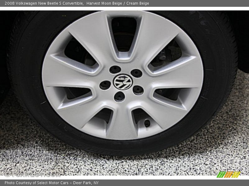 Harvest Moon Beige / Cream Beige 2008 Volkswagen New Beetle S Convertible