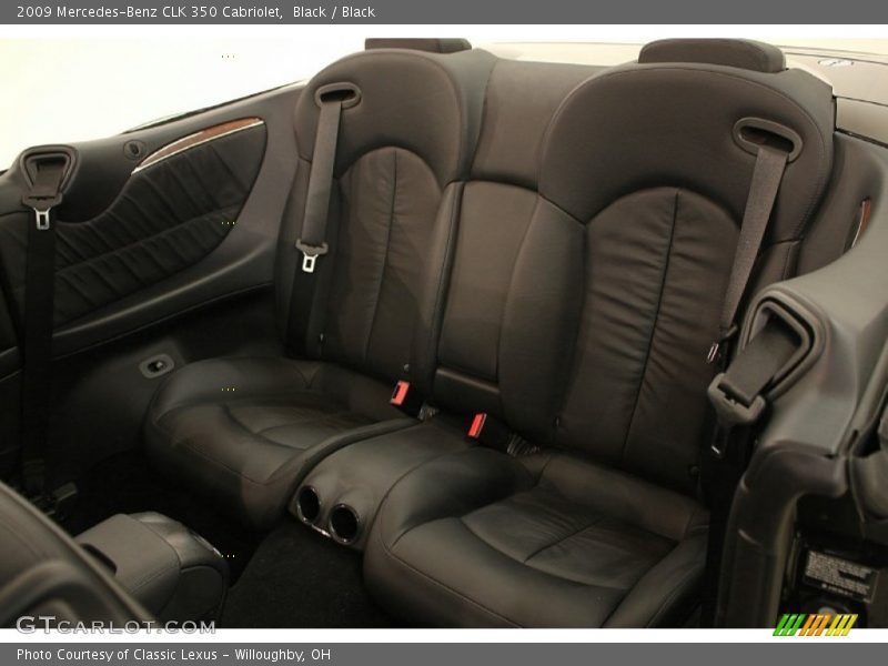 Black / Black 2009 Mercedes-Benz CLK 350 Cabriolet
