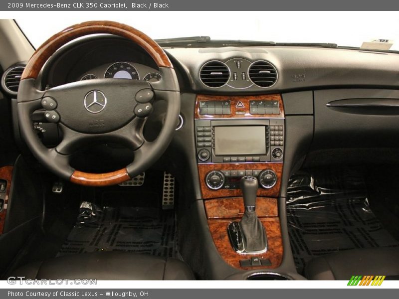 Black / Black 2009 Mercedes-Benz CLK 350 Cabriolet