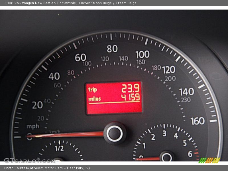 Harvest Moon Beige / Cream Beige 2008 Volkswagen New Beetle S Convertible