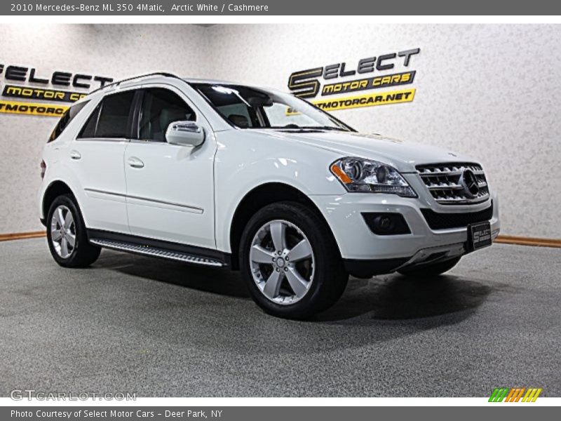 Arctic White / Cashmere 2010 Mercedes-Benz ML 350 4Matic