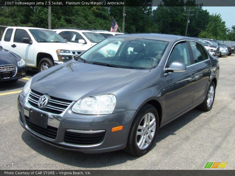 Platinum Grey Metallic / Anthracite 2007 Volkswagen Jetta 2.5 Sedan
