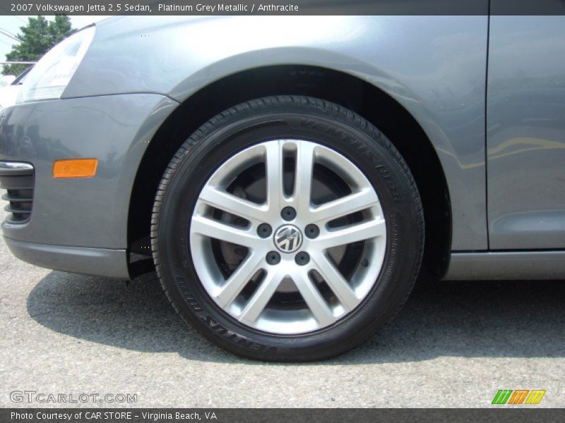 Platinum Grey Metallic / Anthracite 2007 Volkswagen Jetta 2.5 Sedan