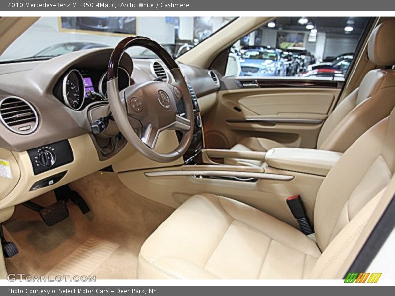 Arctic White / Cashmere 2010 Mercedes-Benz ML 350 4Matic